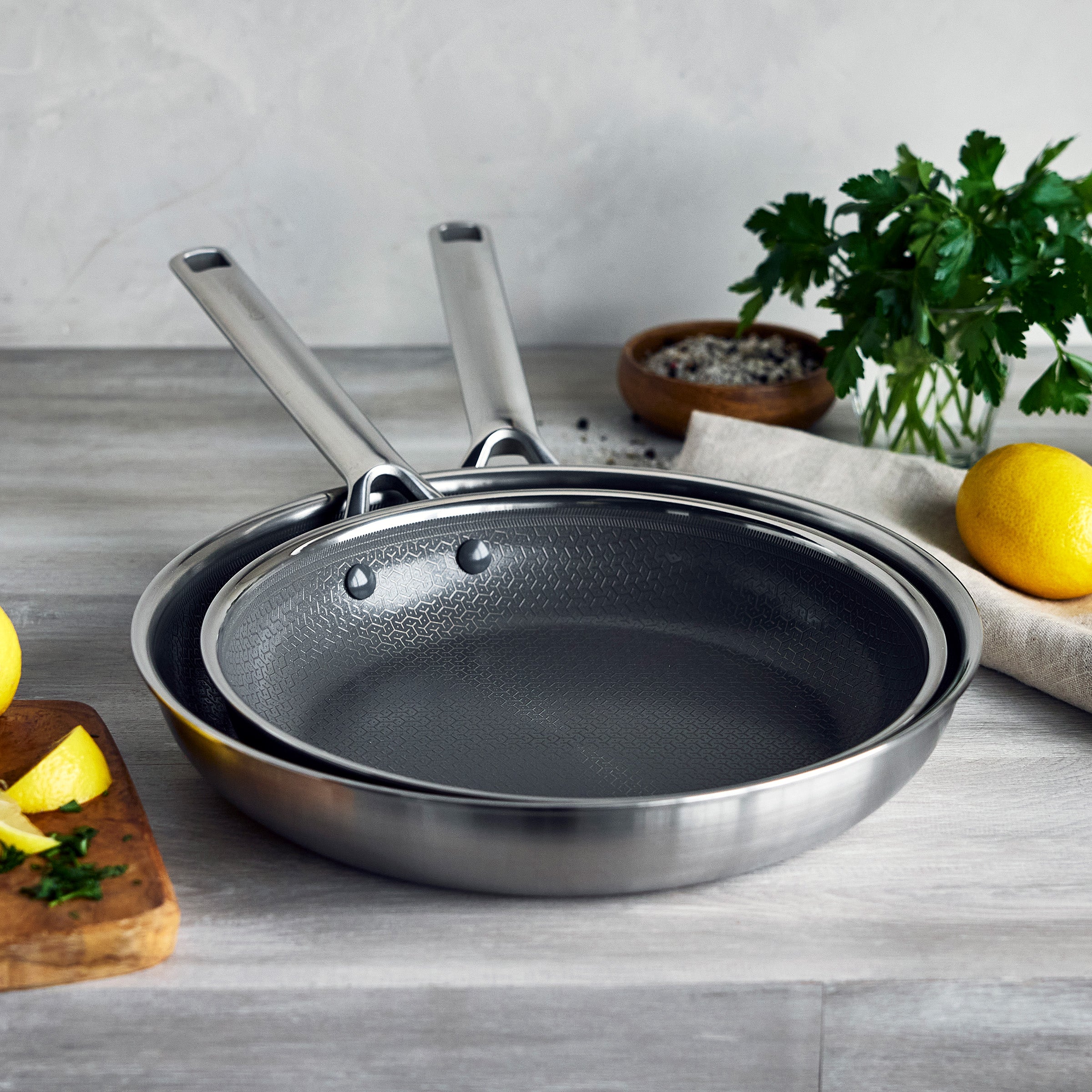 Apex 2-delige stoof- en braadpannenset