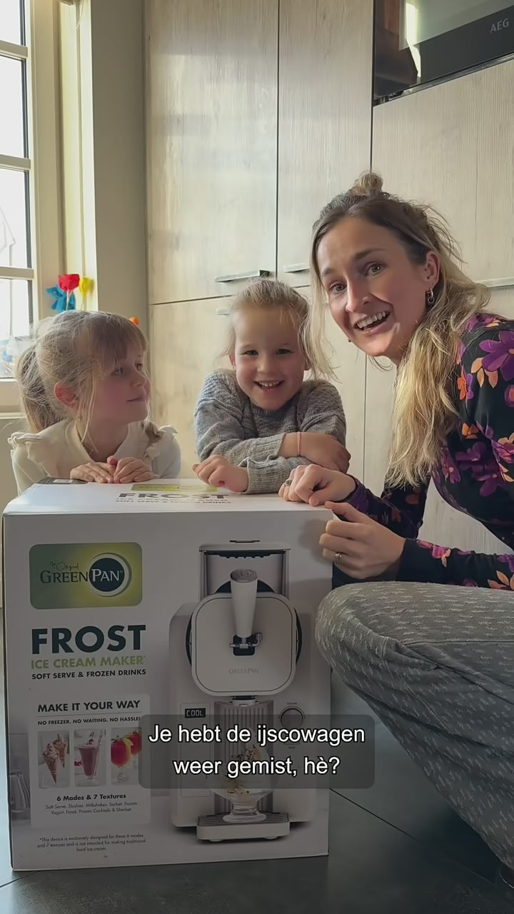 Video laden: Snelle ijsmachine - Softijs &amp; Frozen Drinks - Cream met Gratis Receptenboek