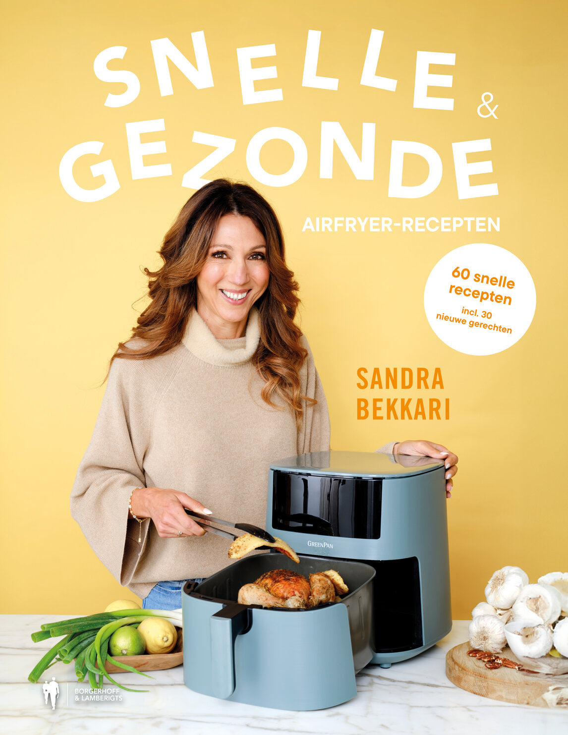 XXL Air Fryer Black + Sandra’s snelle en gezonde Air Fryer-recepten
