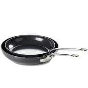 Barcelona Black Koekenpannenset 2-delig 24+28cm zwart