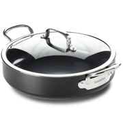Barcelona Black Hapjespan met Deksel 26cm zwart