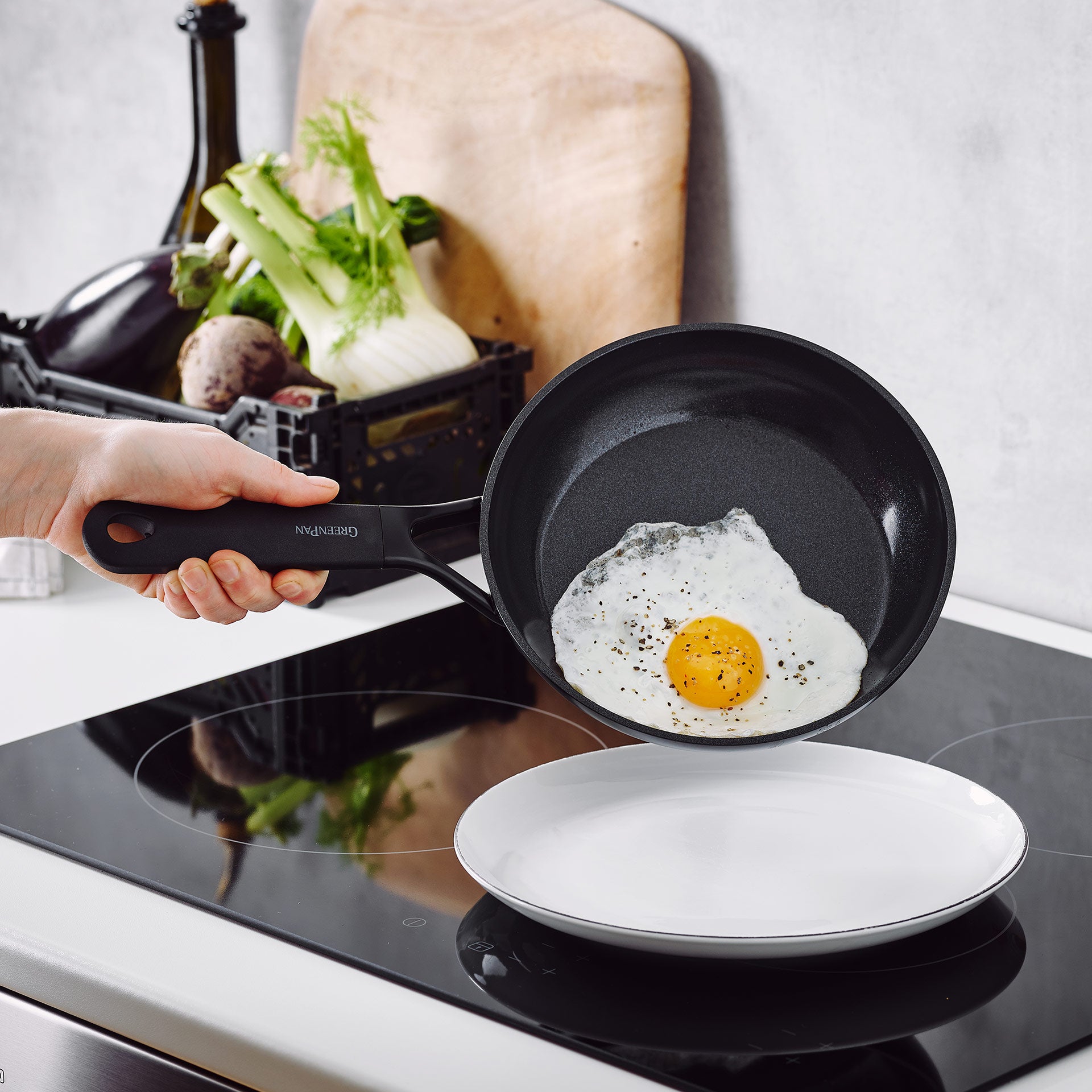 GreenPan Smart Collection Koekenpannenset 2-delig Braadpannenset 20+28cm zwart Smart Collection