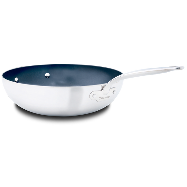 GreenPan Barcelona Evershine Wokpan 17cm zilver Barcelona