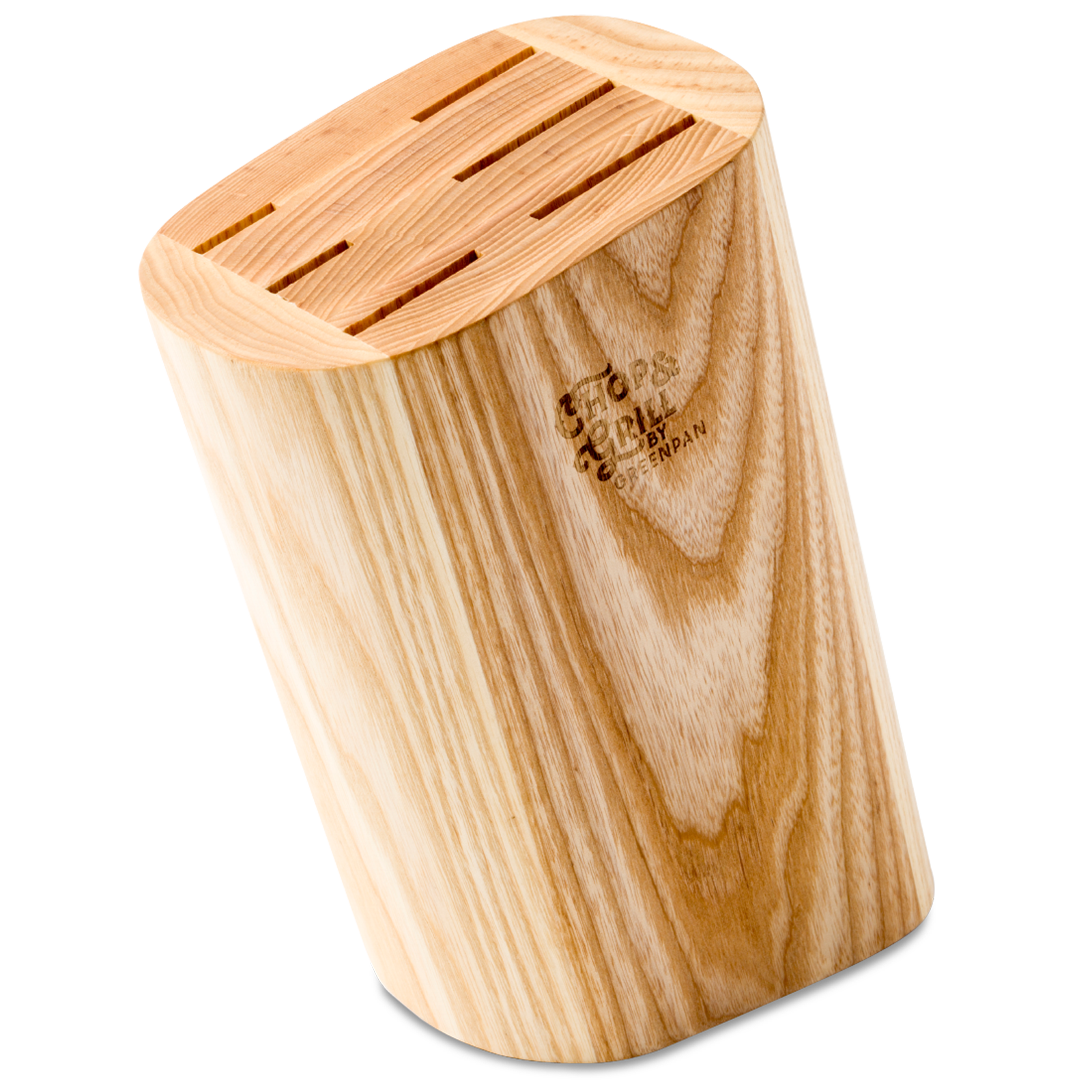 Greenpan Chop & Grill Knifeblock Messenset vooraanzicht 