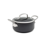  Barcelona Kookpan met deksel 18cm zwart