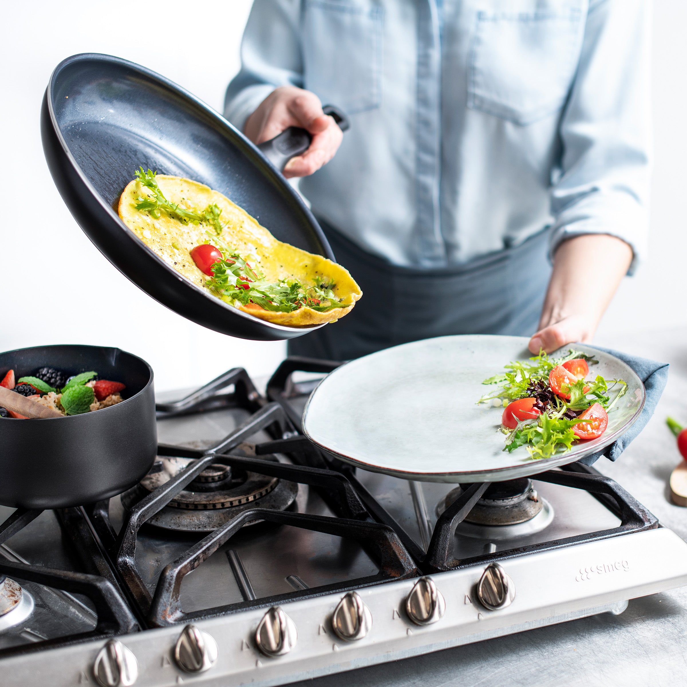 GreenPan Memphis Braadpannenset 24 + 28 Cm - Keramische Anti-aanbaklaag, Ovenvast Tot 180°C