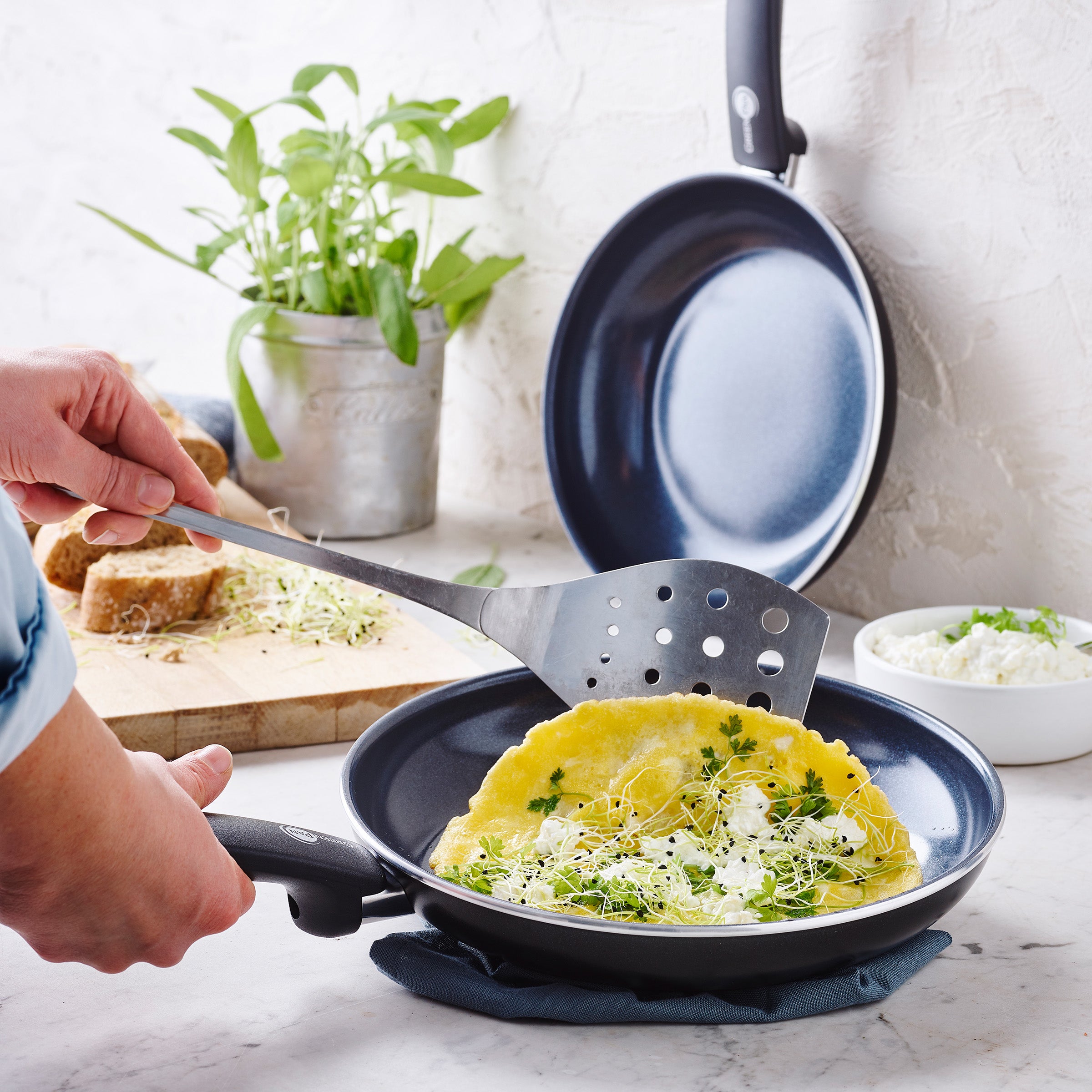 Cambridge Black Set 2-delig 24+28cm zwart gerecht