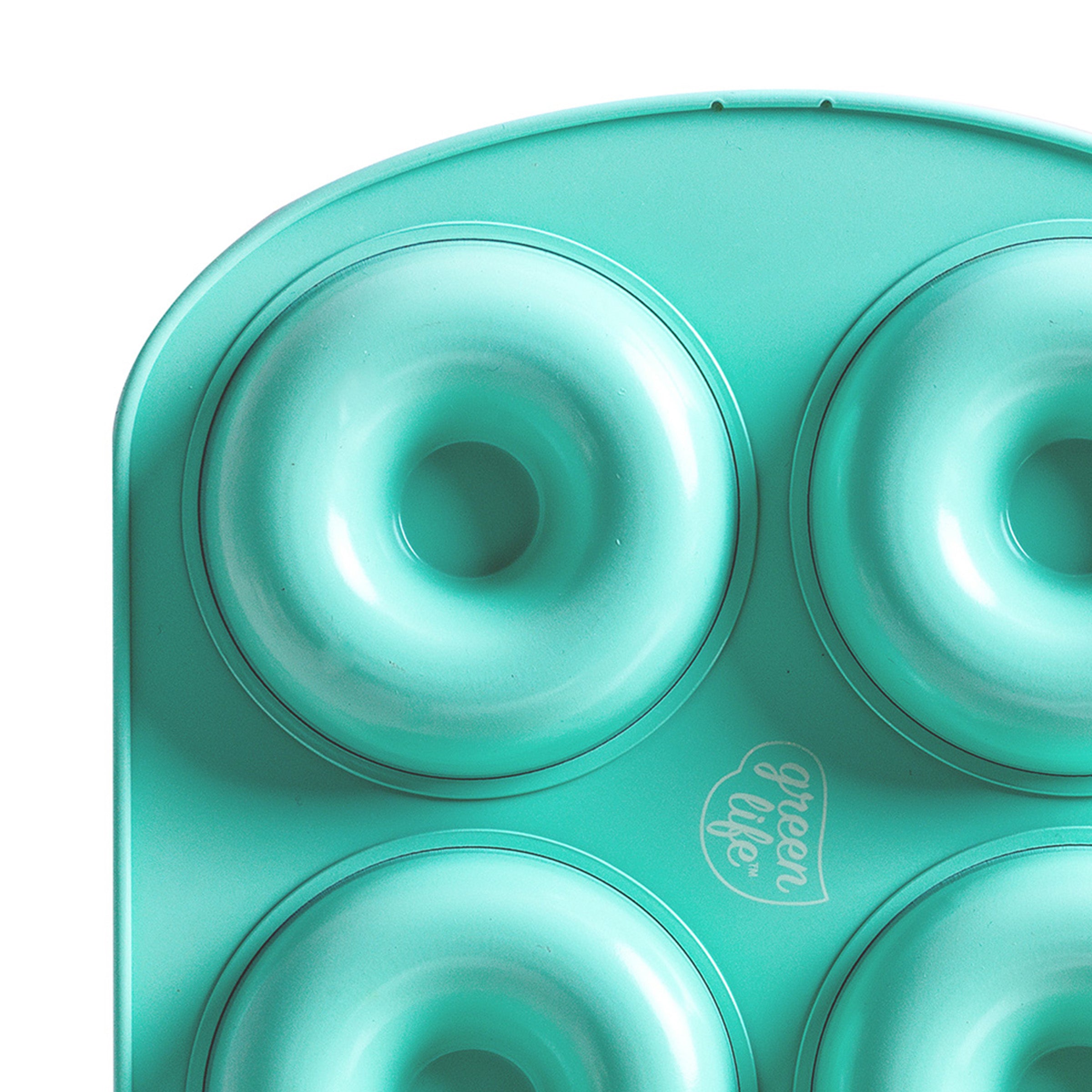 Contour Turquoise Bagel- en Donutplaat onderaanzicht