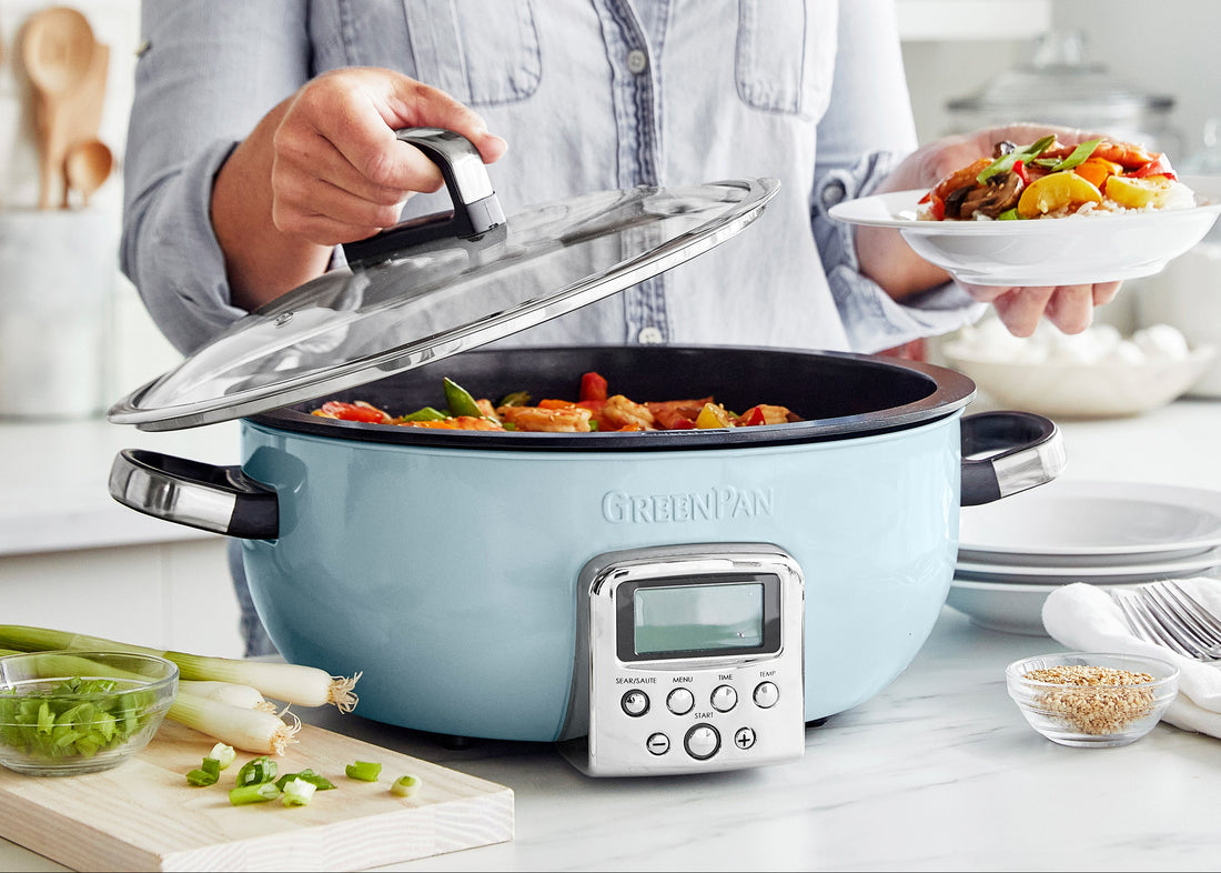 Omnicooker Blue Haze 5.6L met gerecht