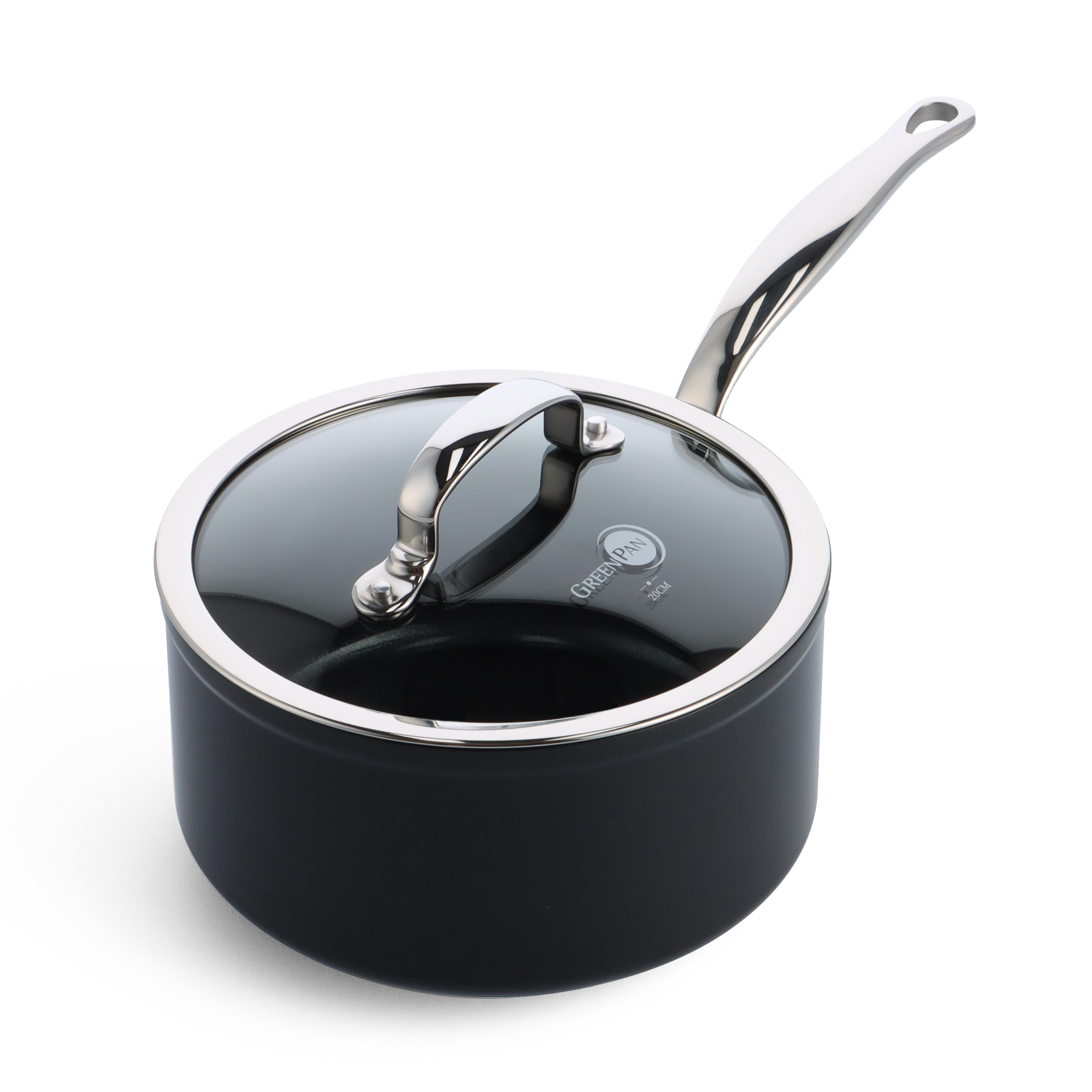 Barcelona Pro Steelpan met deksel 20cm zwart 