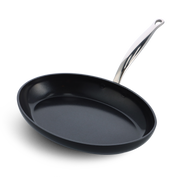 Barcelona Pro ovalen Vispan 33cm zilver 