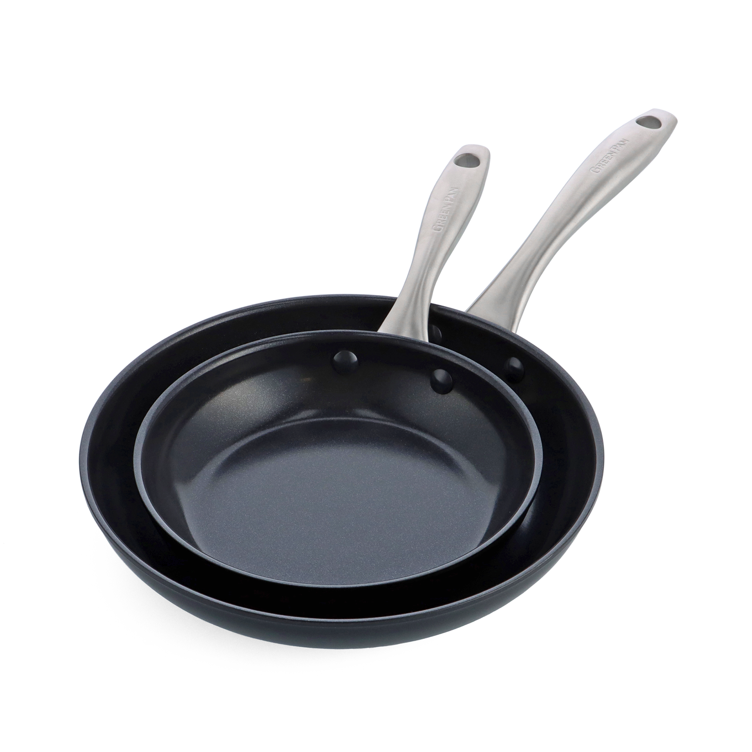 Lima Midnight Koekenpannenset 2-delig 20+26cm zwart