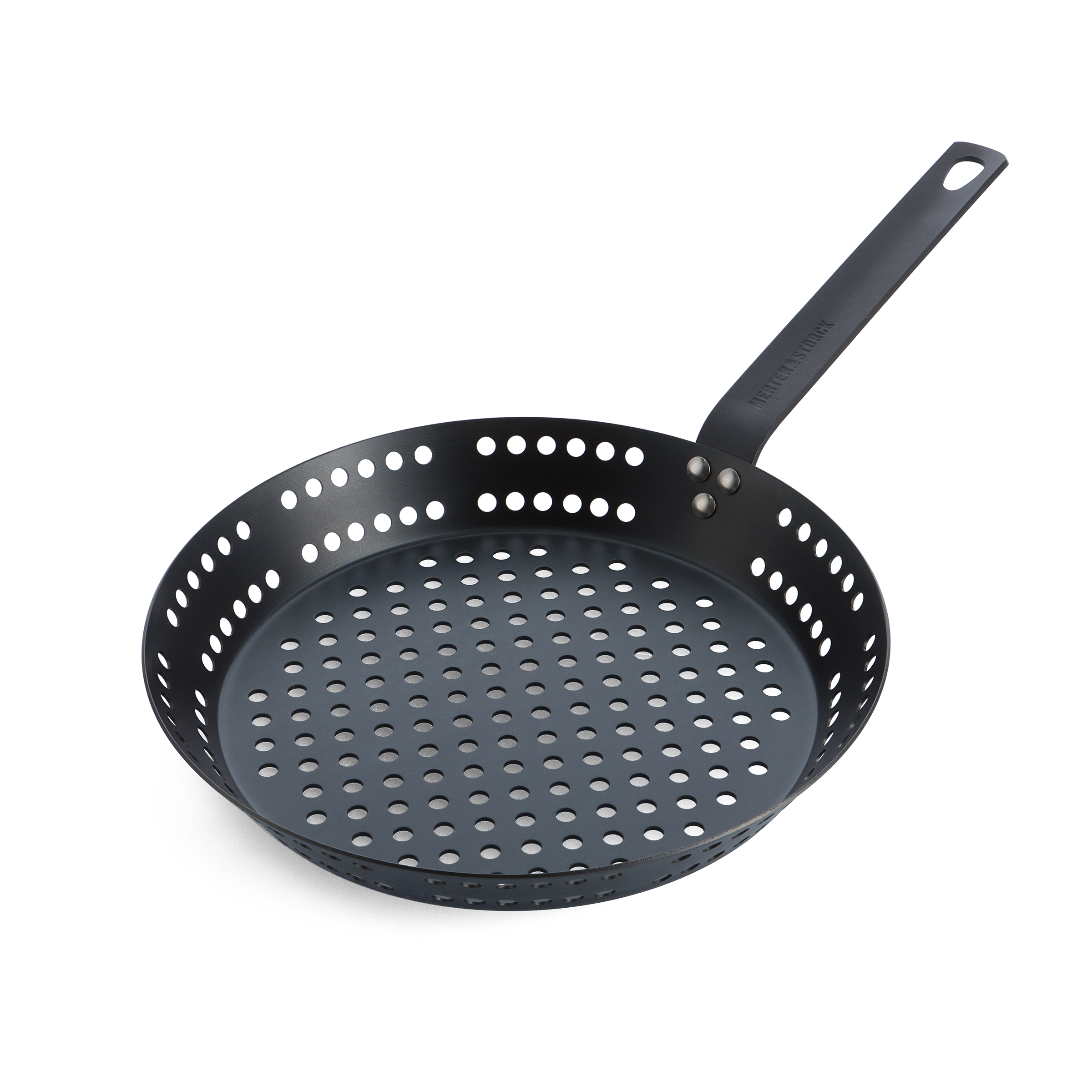 Merten & Storck Carbon Steel BBQ Koekenpan 30cm zwart 