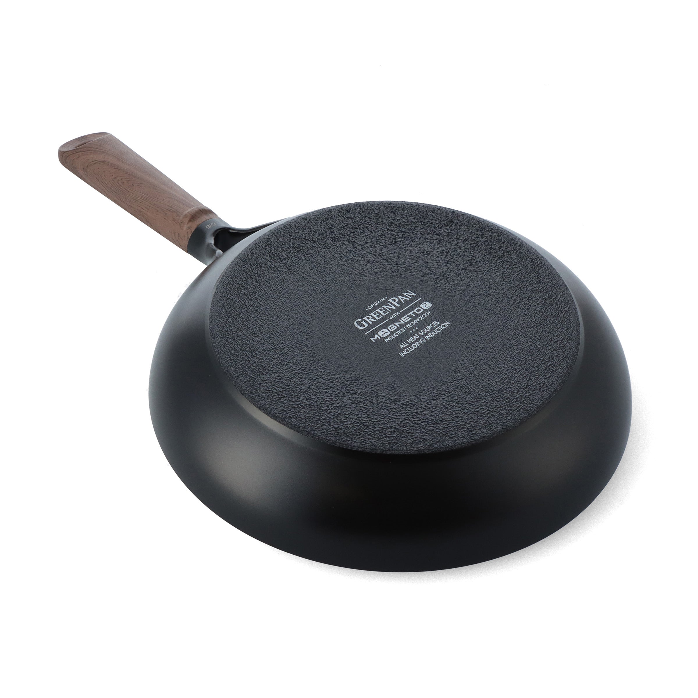 Eco-Smartshape Koekenpan Dark Wood 20cm zwart onderaanzicht