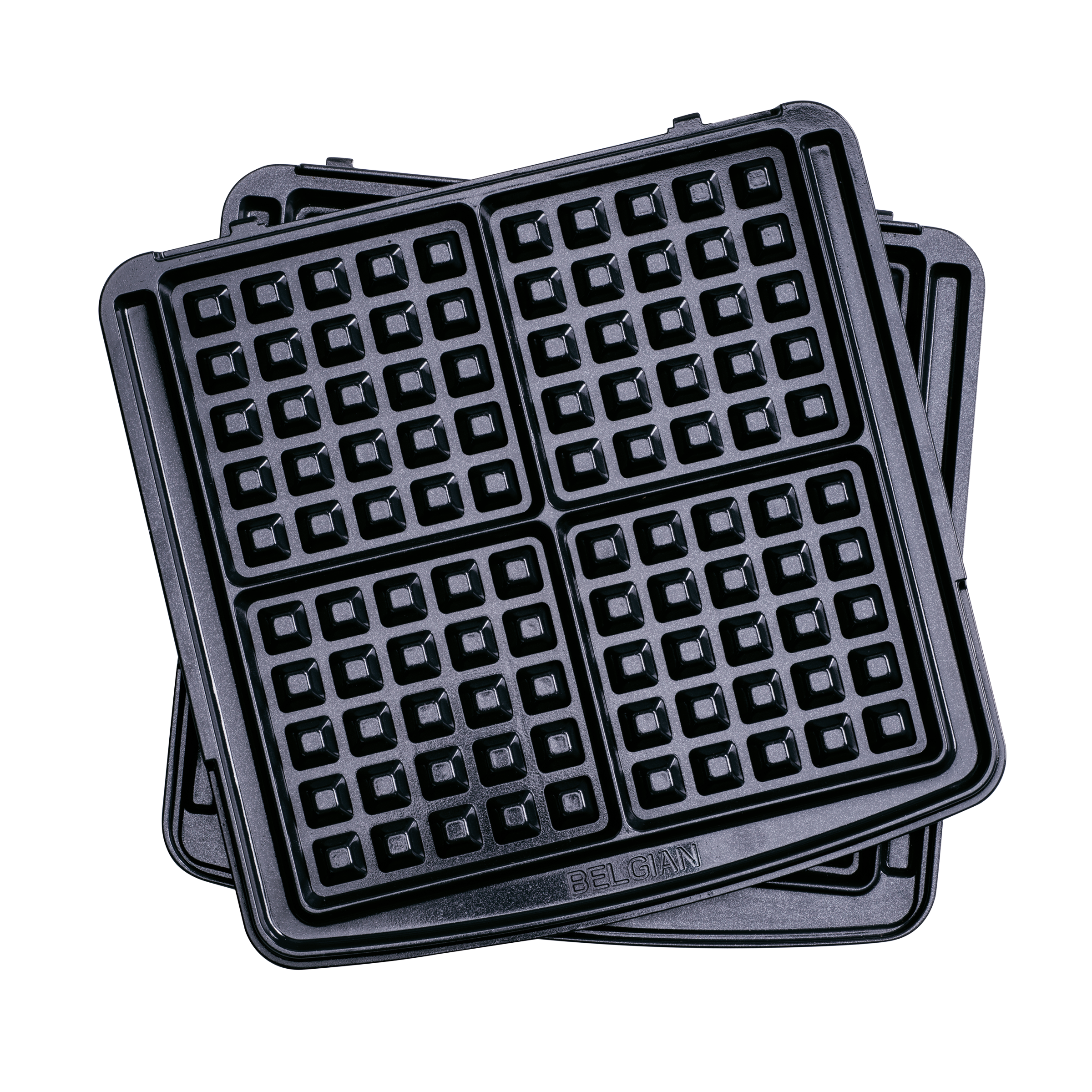 Belgische wafelplaten - wafelijzer zwart