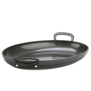 Craft ovalen Vispan 40x25cm zwart