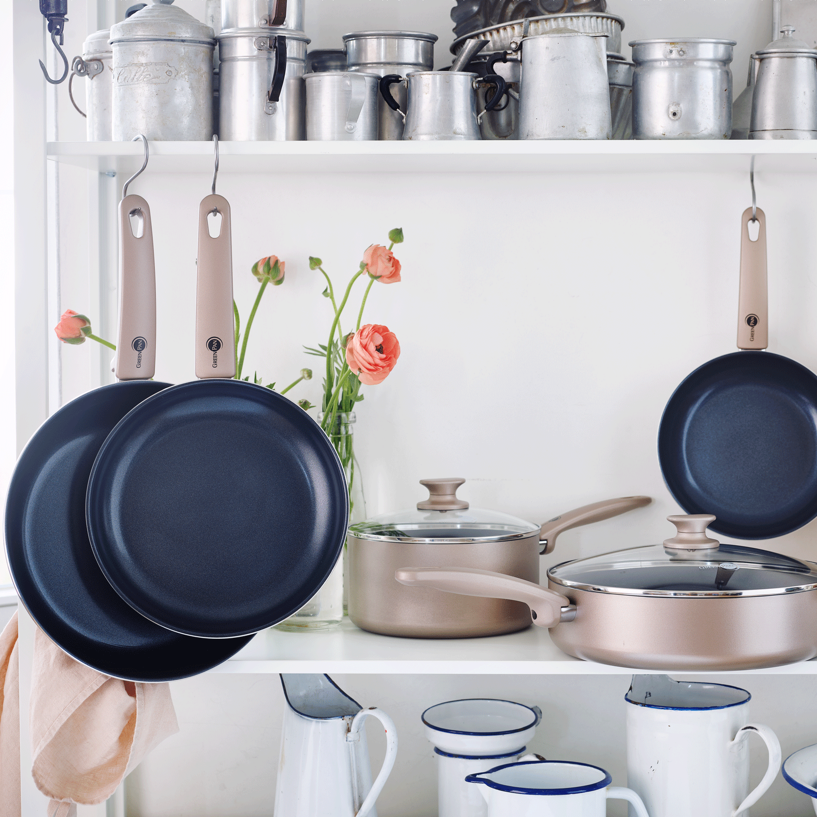 Cambridge Bronze Wokpan 28cm brons collectie