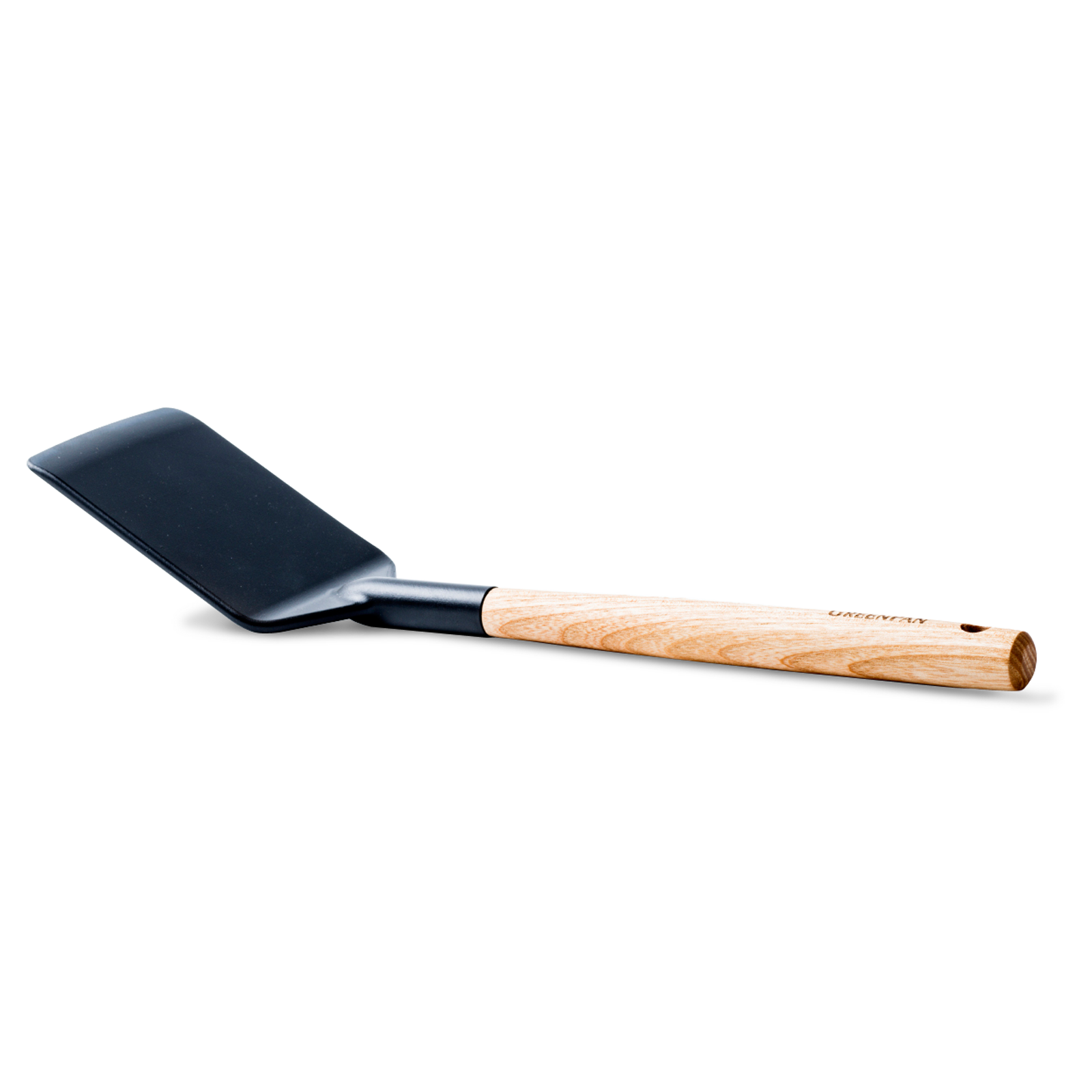 Mayflower gesloten spatel zwart met houten handgreep