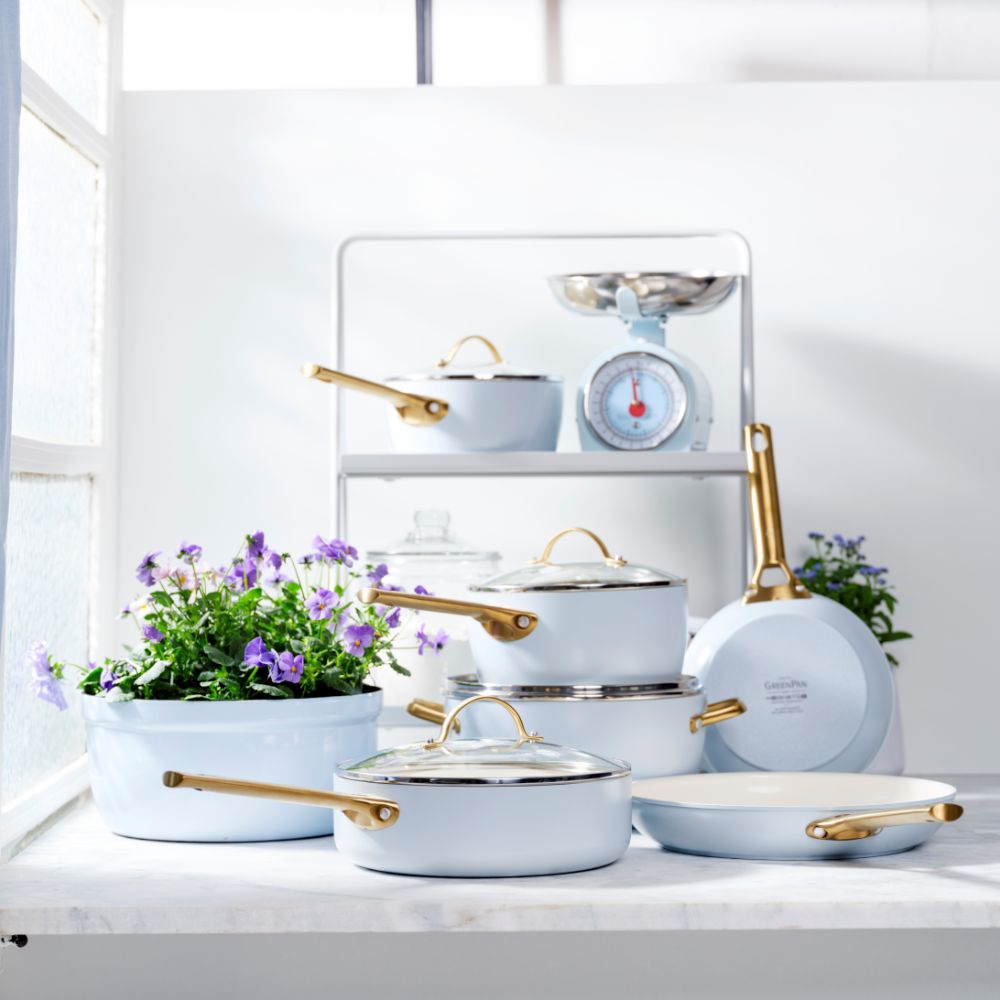 Light Blue 2-delig  20+26cm lichtblauw collectie