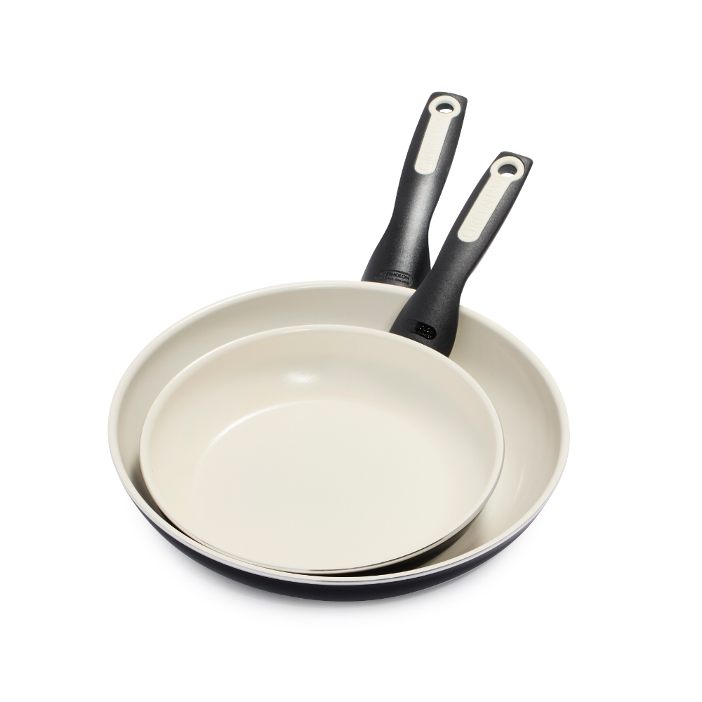 Rio Black Koekenpannenset 2-delig 20+26cm zwart
