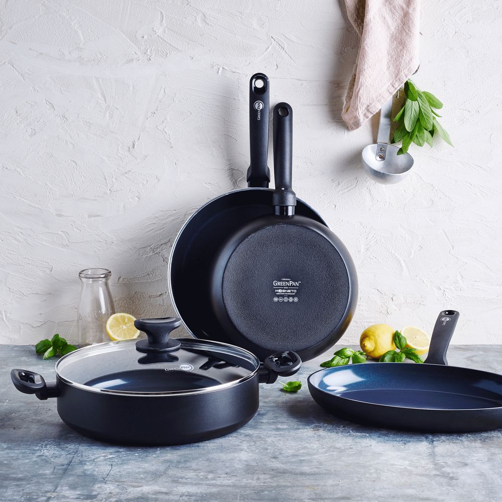 Torino Koekenpannenset 3-delig 20+24+28cm zwart colllectie
