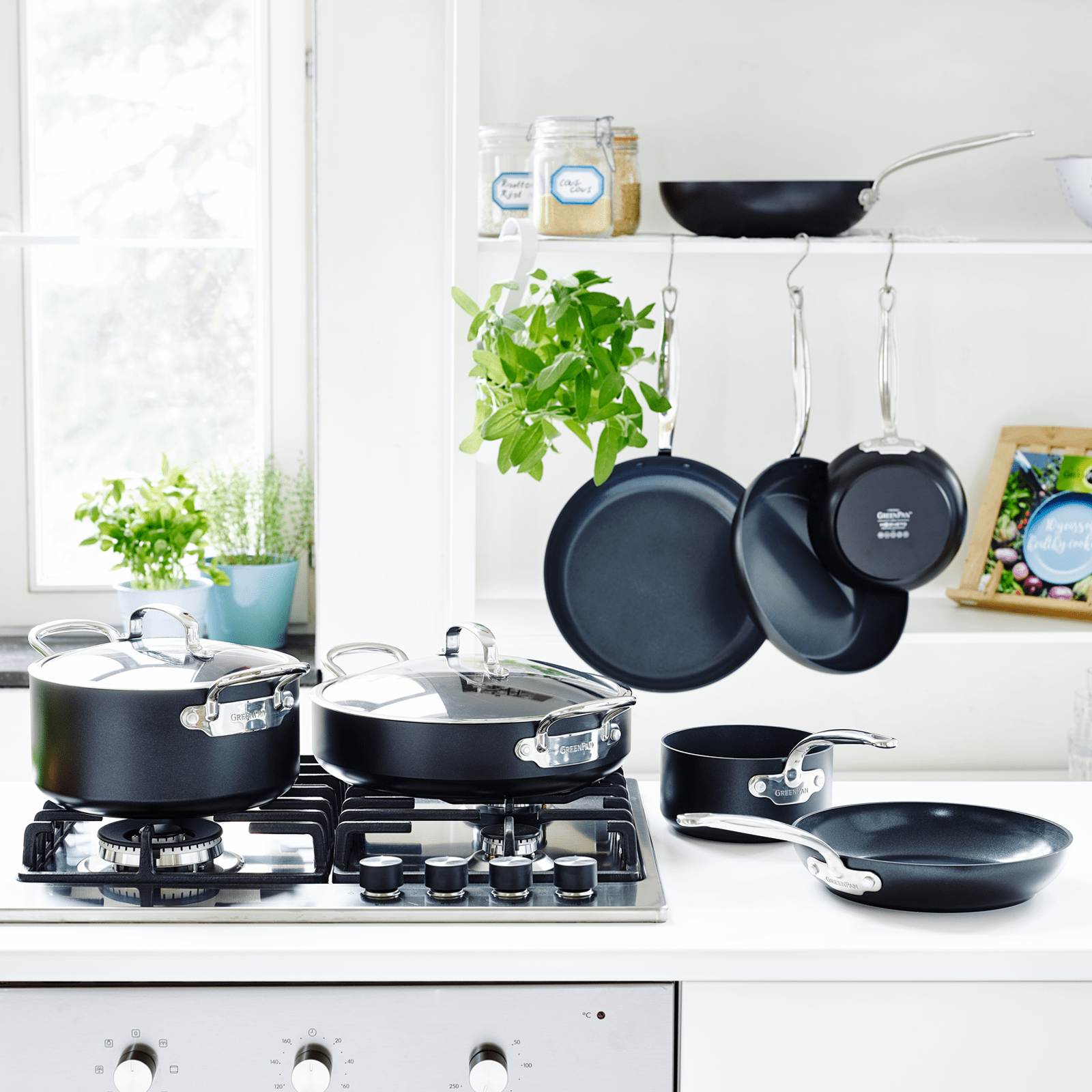  Barcelona Black koekenpan 24,5cm zwart collectie