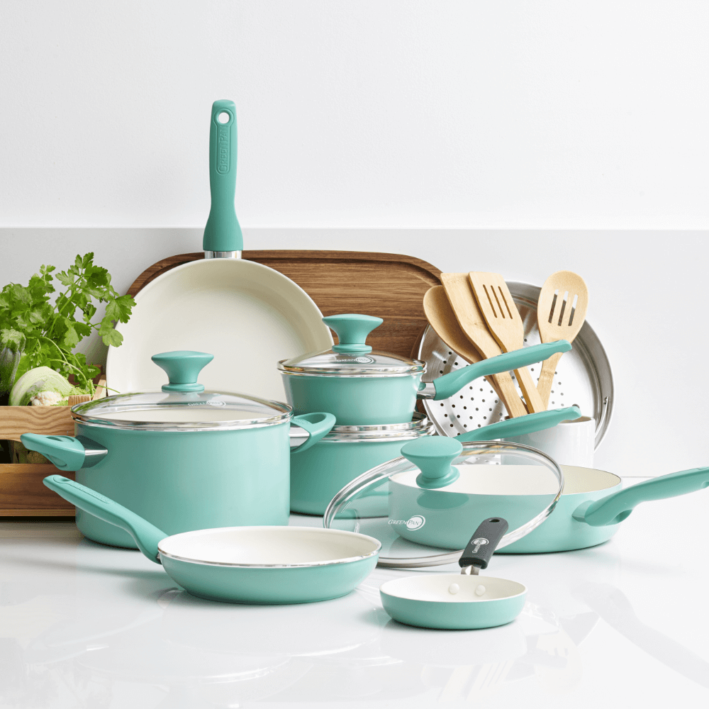  Rio Turquoise Hapjespan met deksel 30cm collectie