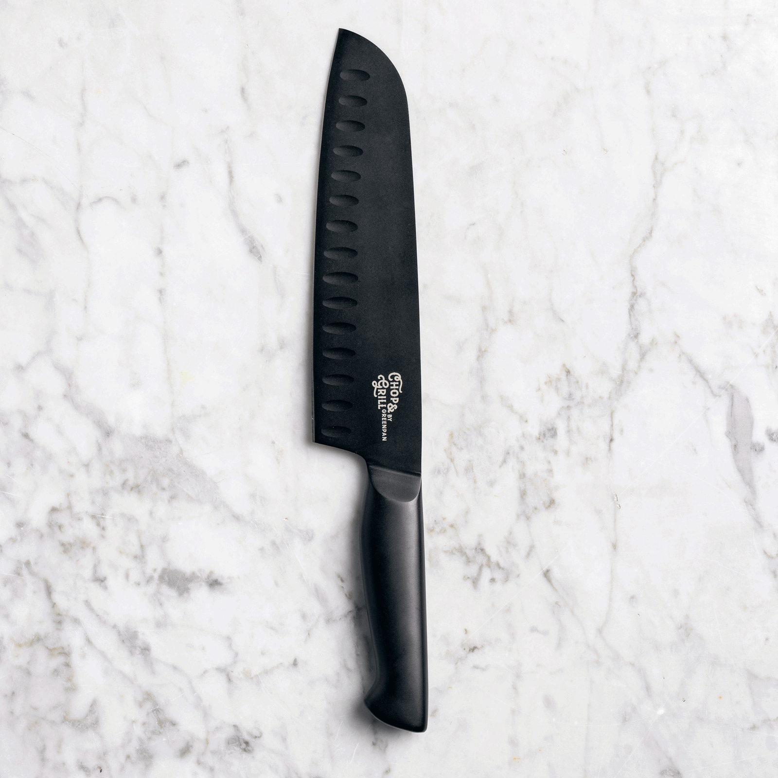 Chop & Grill Santoku mes zwart 
