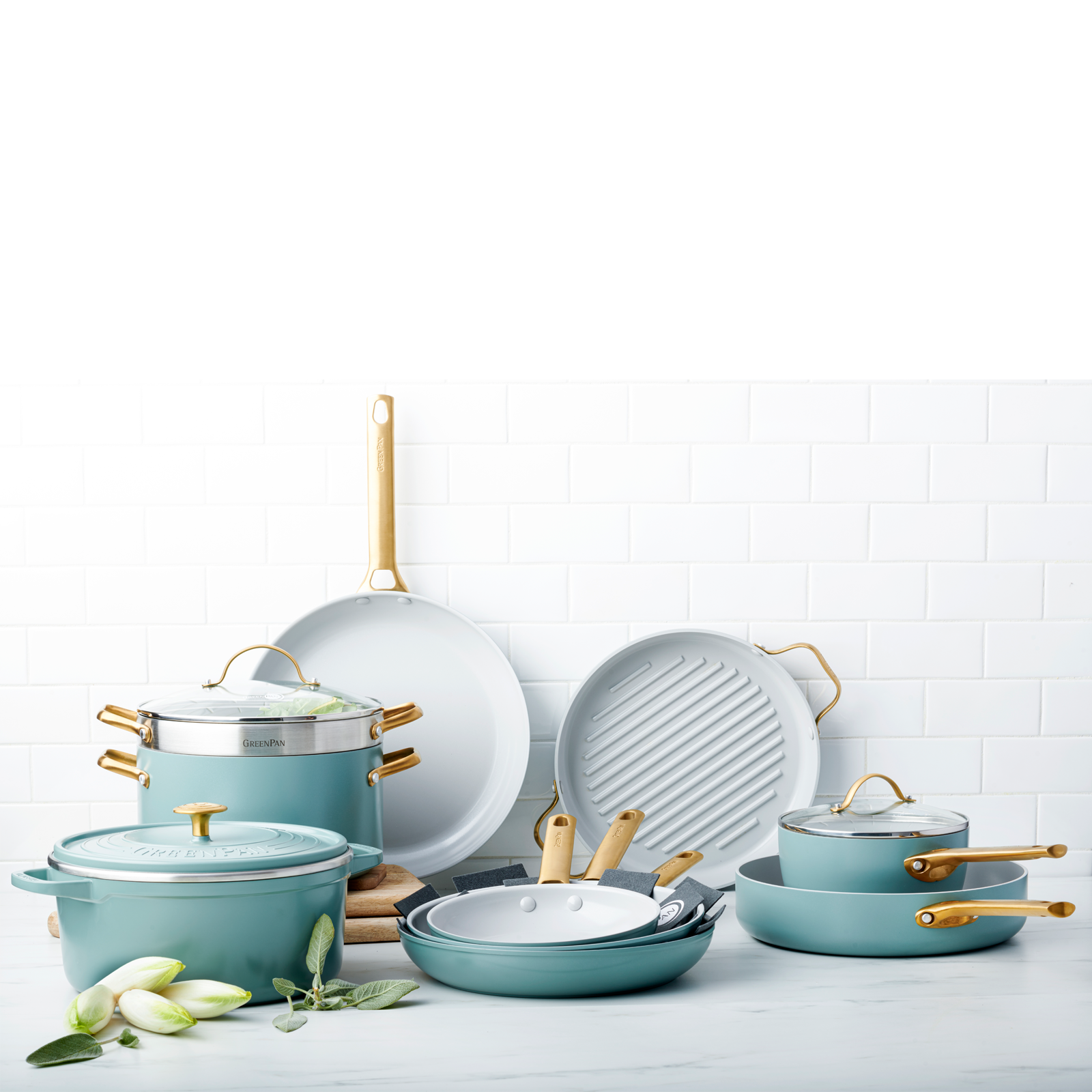 Padova ronde Grillpan blauw collectie