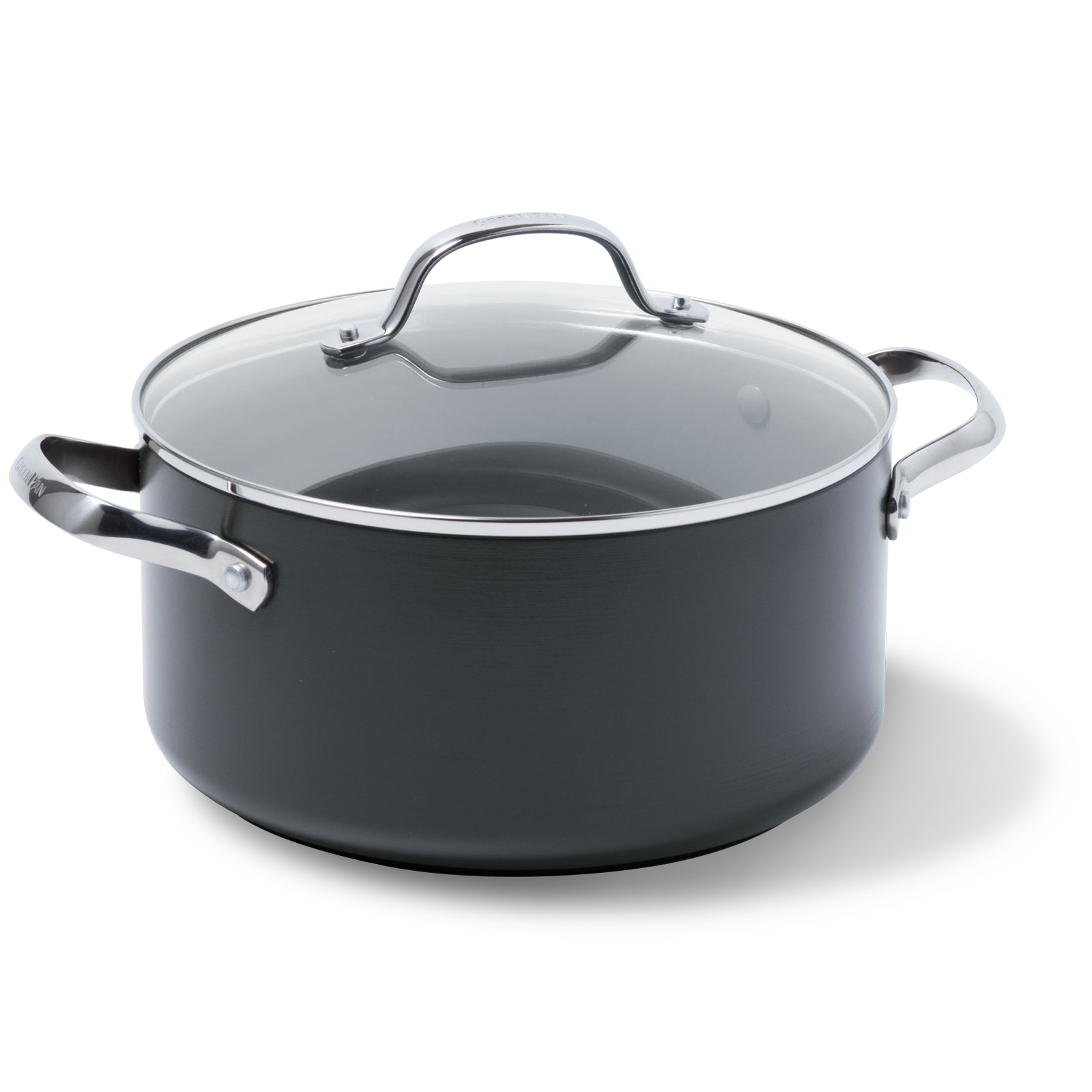 Venice Pro Kookpan met Deksel 20cm grijs
