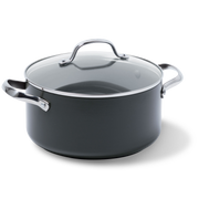 Venice Pro Kookpan met Deksel 20cm grijs