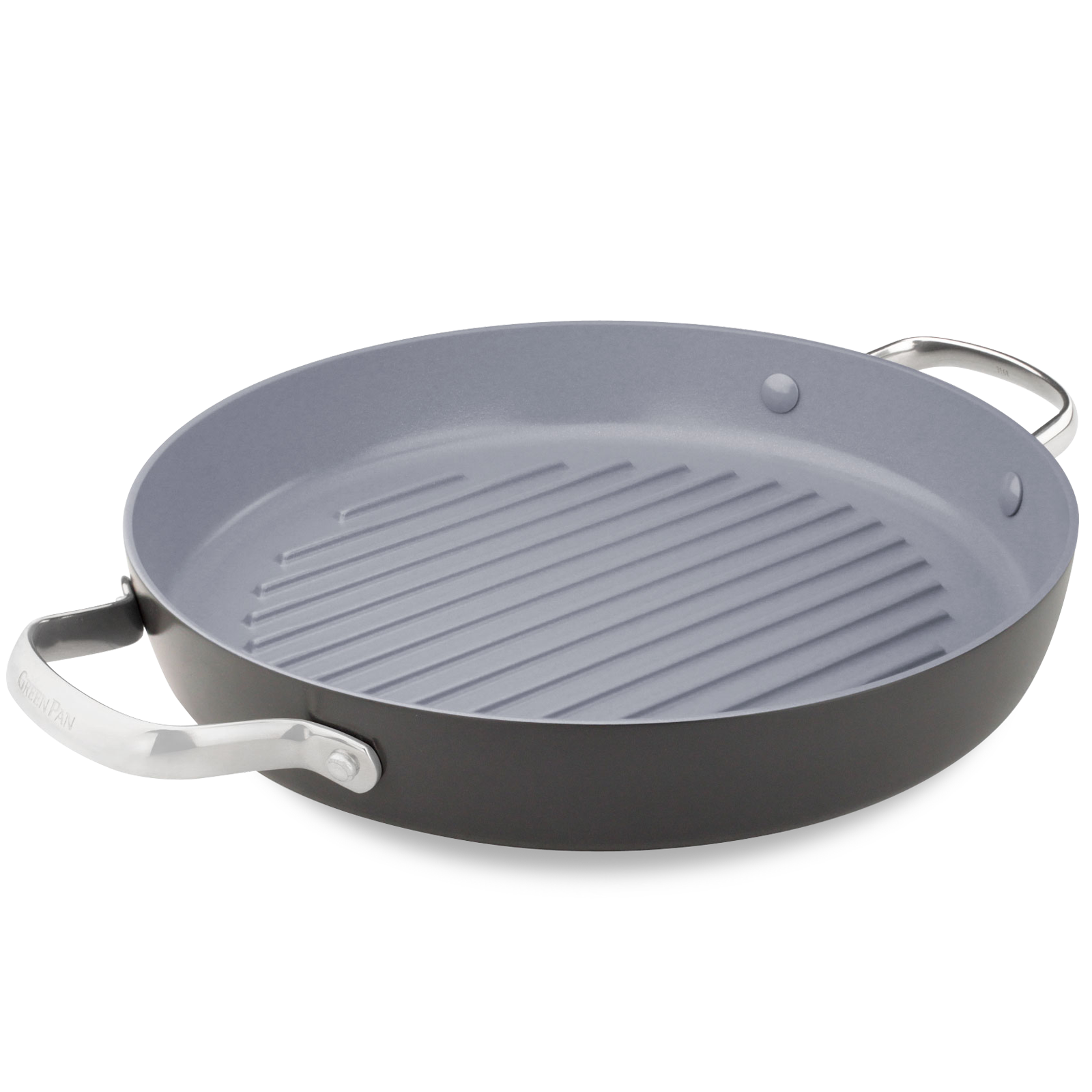 Venice Pro ronde Grillpan 25cm grijs