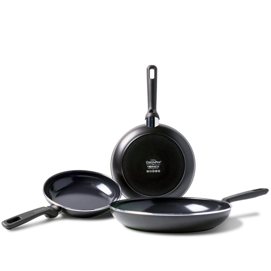 GreenPan Memphis koekenpan, 30 cm, gezonde keramische antiaanbaklaag, PFAS- vrij, geschikt voor inductie, vaatwasmachinebestendig, ovenbestendig tot 160 °C, zwart GreenPan Memphis koekenpan, 30 cm, gezonde keramische antiaanbaklaag, PFAS- vrij, geschikt voor inductie, vaatwasmachinebestendig, ovenbestendig tot 160 °C, zwart