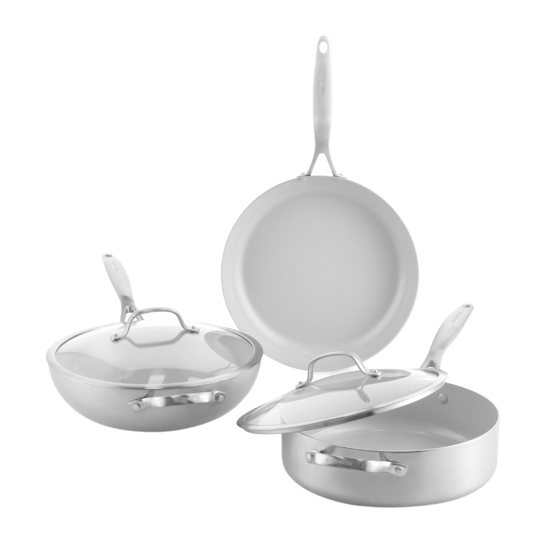 Venice Pro Evershine 5-delige set 28+30cm zilver