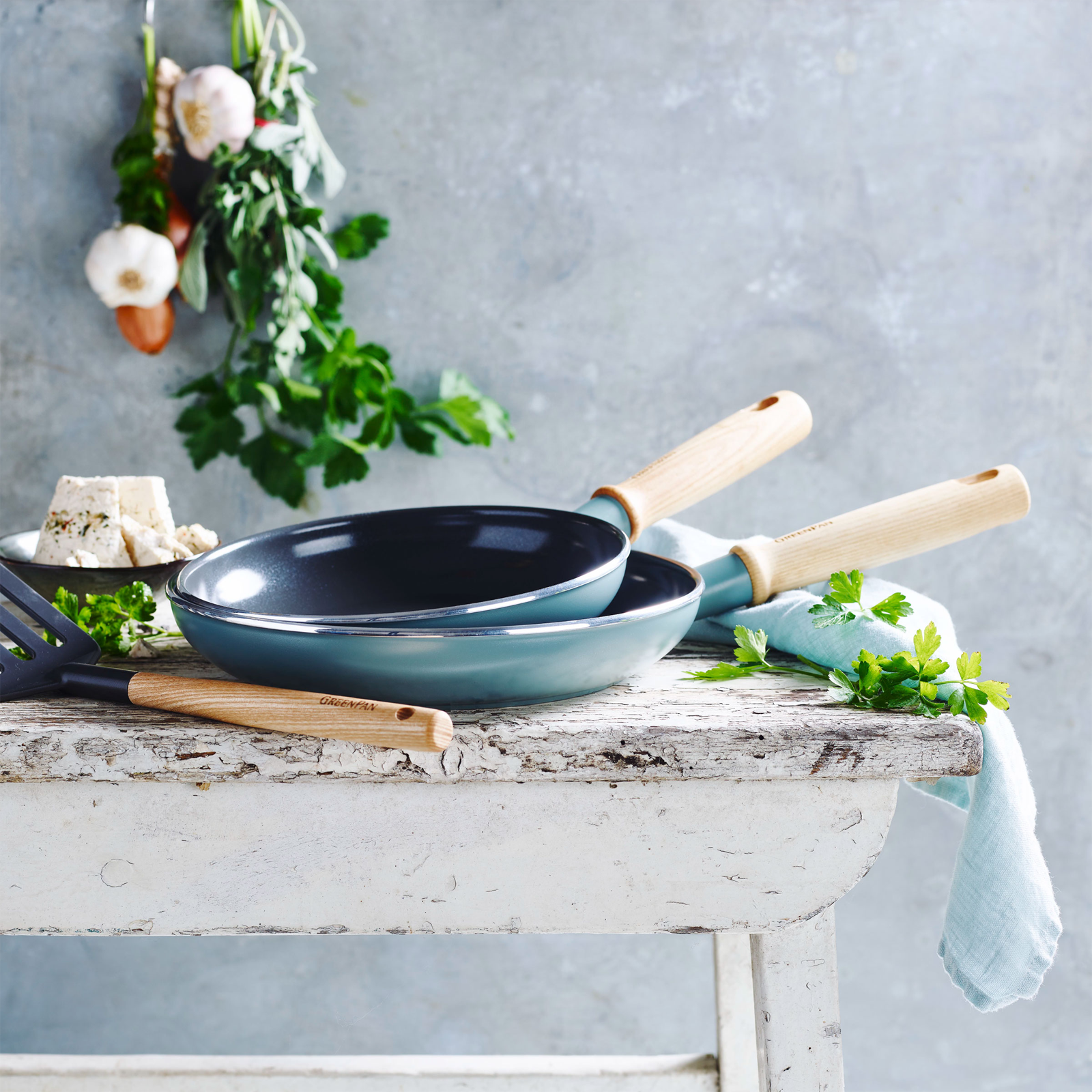  Mayflower Koekenpan 20cm Scandinavisch blauw collectie