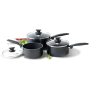 Cambridge Steelpannenset 6-delig 16+18+20cm