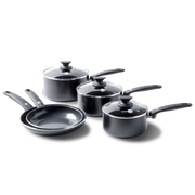 Cambridge Black Set 8-delig 16+18+20+24cm zwart 