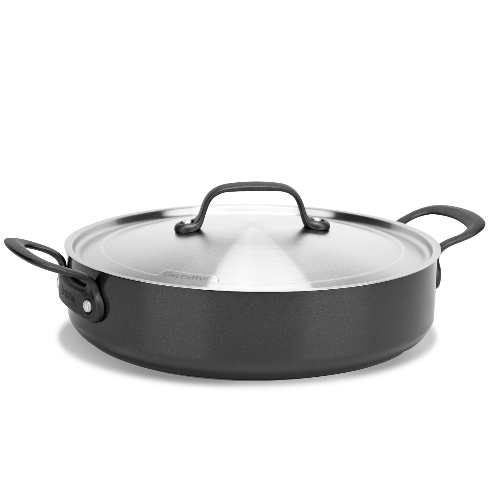 Craft Hapjespan met Deksel 30cm zwart 