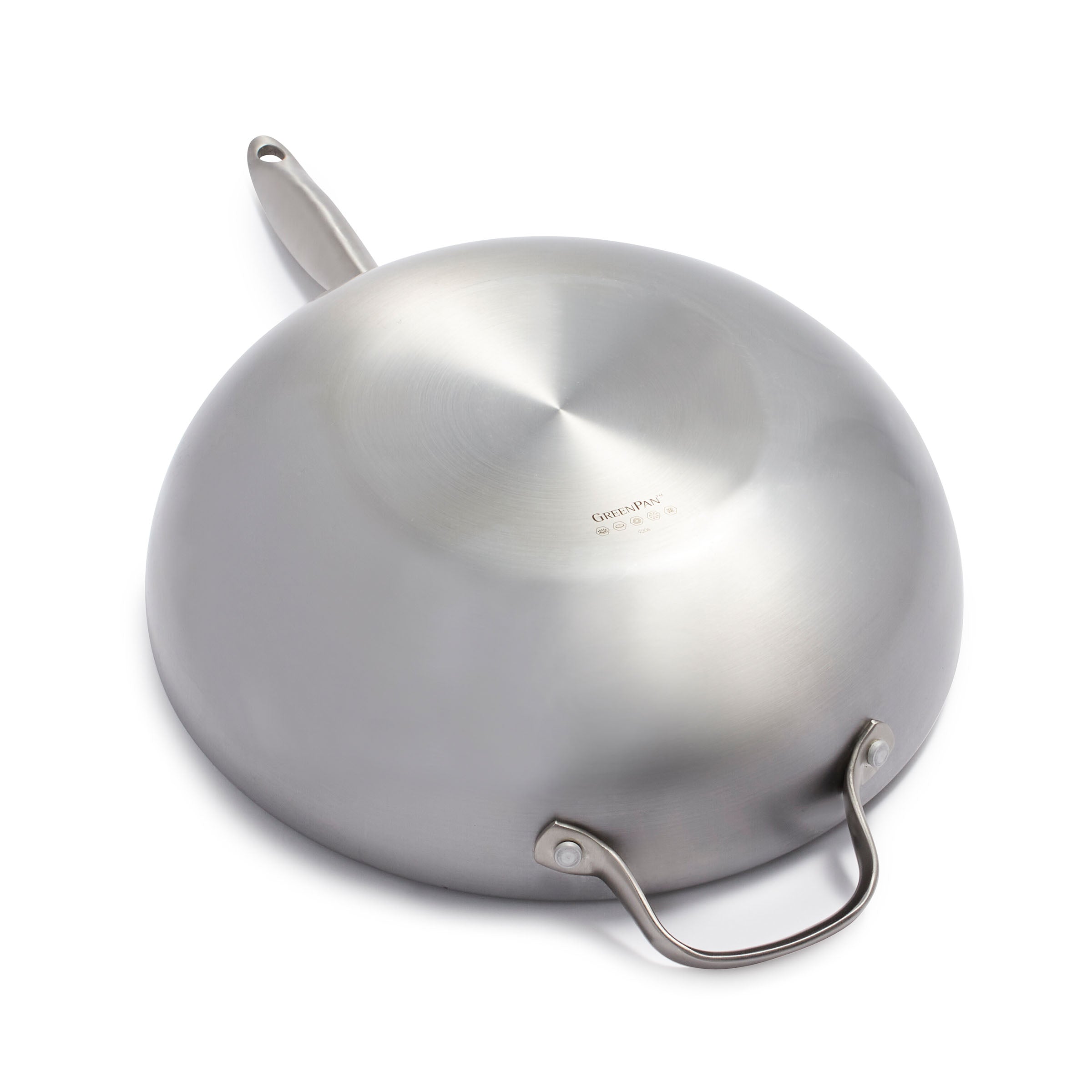 Venice Pro Evershine 5-delige set 28+30cm zilver onderaanzicht wokpan