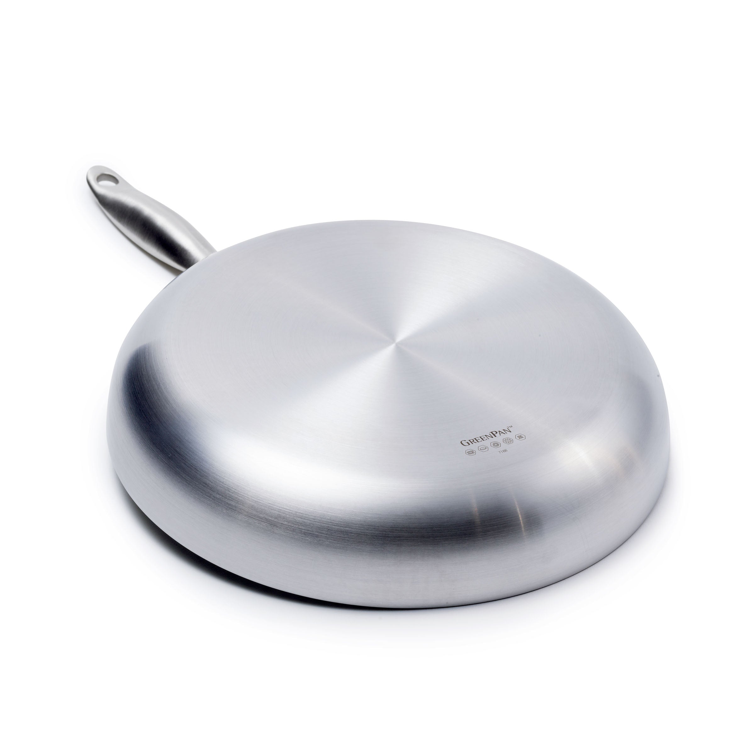Venice Pro Evershine 7-delige set 16+24+26cm zilver onderkant braadpan