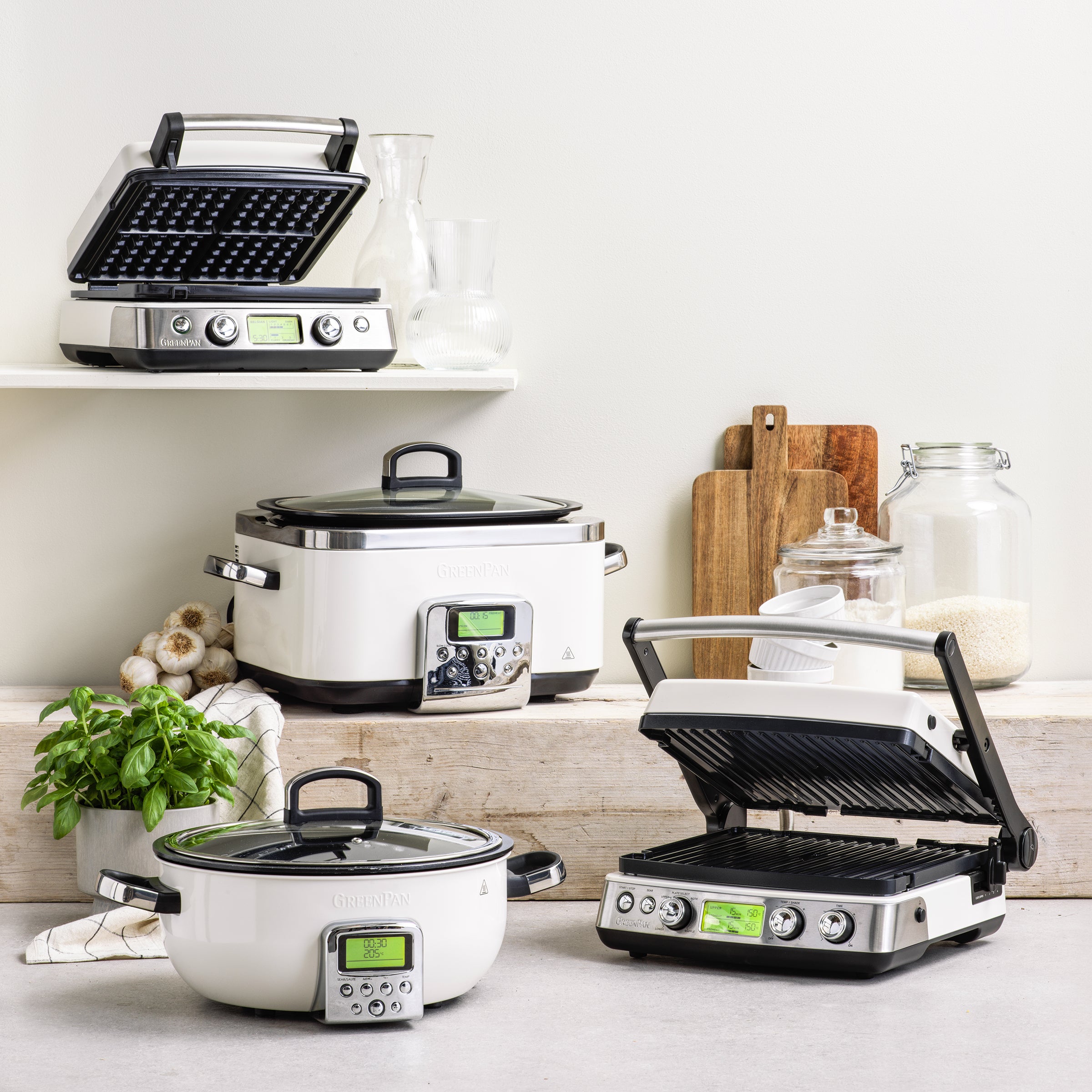 Omnicooker Stainless Steel 5.6L aansluiting